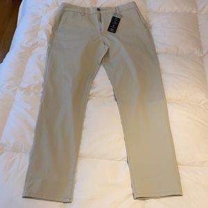 Taylrd Tech Chino Pants (32x30) - Pelican Color - New With Tags